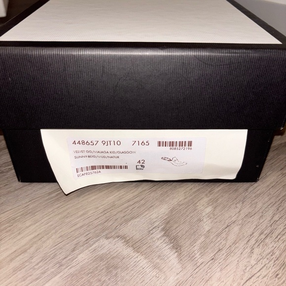 Yellow Velvet Monogram Gucci Princetown Size 42 - Picture 7 of 7